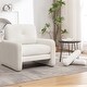 preview thumbnail 71 of 76, HOMYKA Oversized Accent Chair, Modern Sherpa Single Sofa with 2PCS Pillows