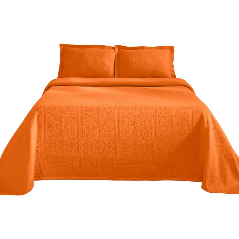 Superior Fleur De Lis Cotton Decorative Bedspread Set