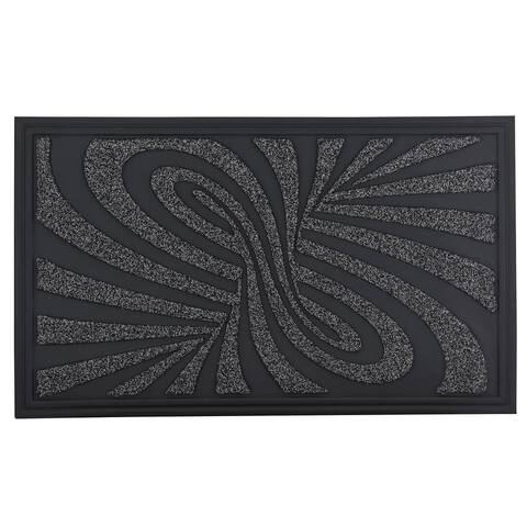 Abstract Coir Doormat