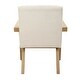 preview thumbnail 6 of 6, Uttermost Blakely White Dining Arm Chair