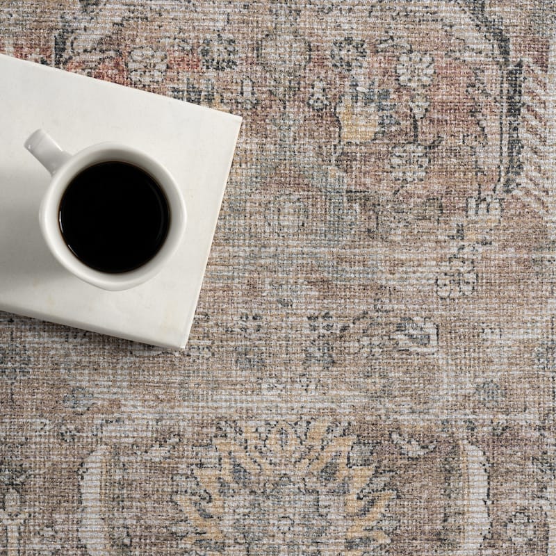 Nuloom Hillstone Collection Traditional Vintage Medallion Area Rug