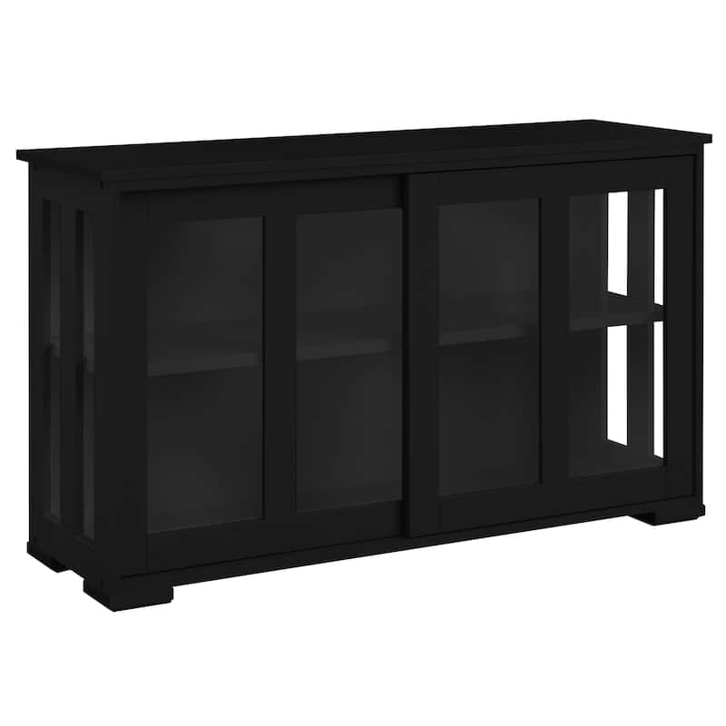 Porch & Den Jefferson Sliding Glass Door Stackable China Cabinet