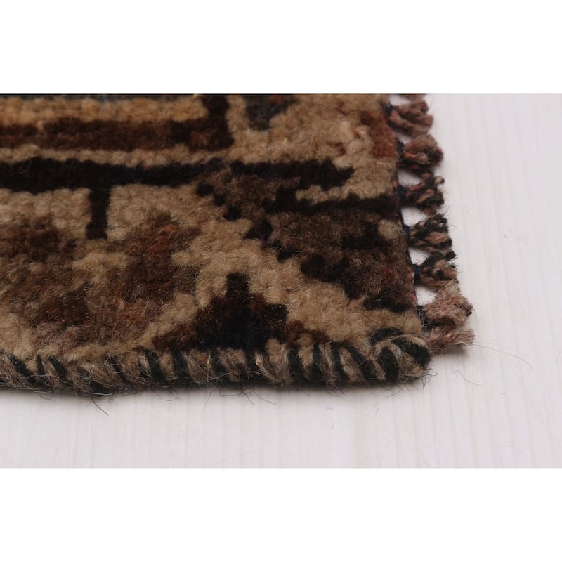 ECARPETGALLERY Hand-knotted Melis Vintage Red Wool Rug - 5'3 x 7'7