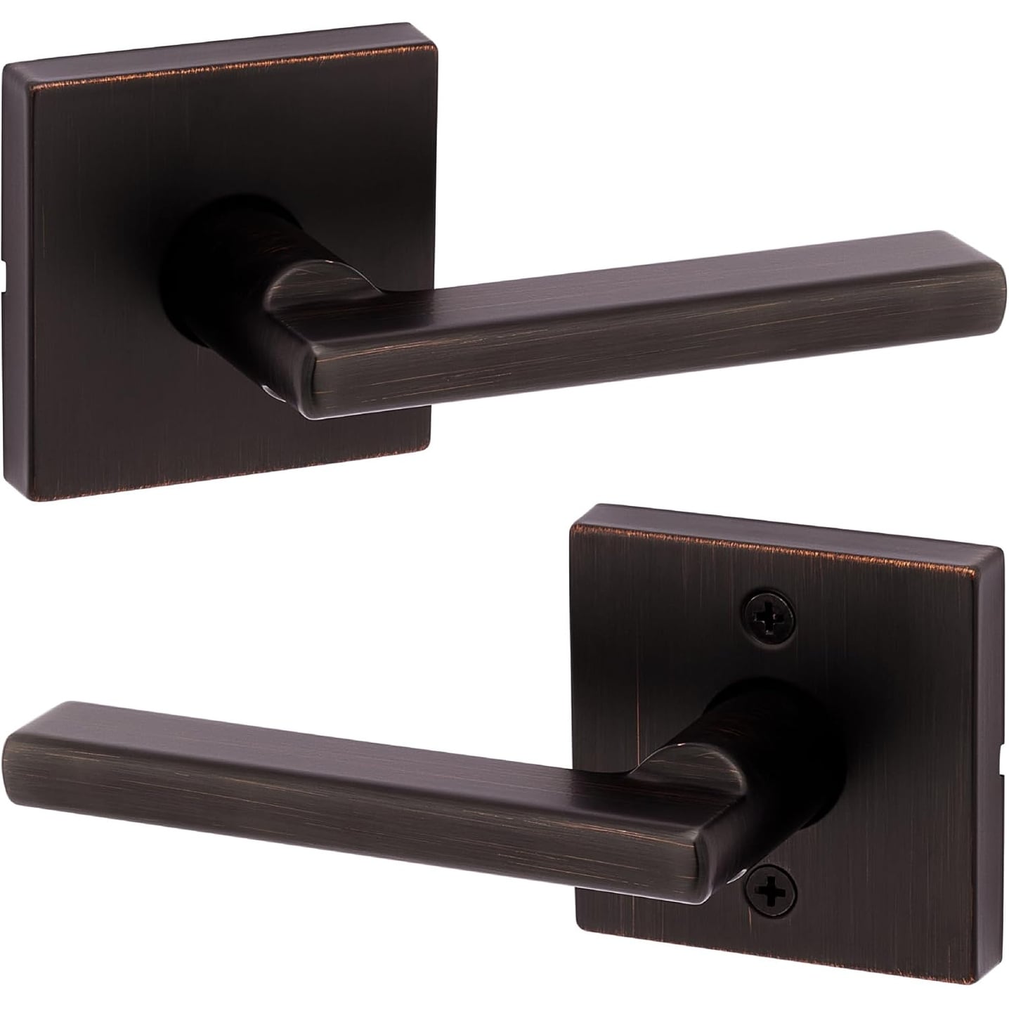 Kwikset Halifax Interior Passage Door Handle, Lever For Closet and Hallway Doors