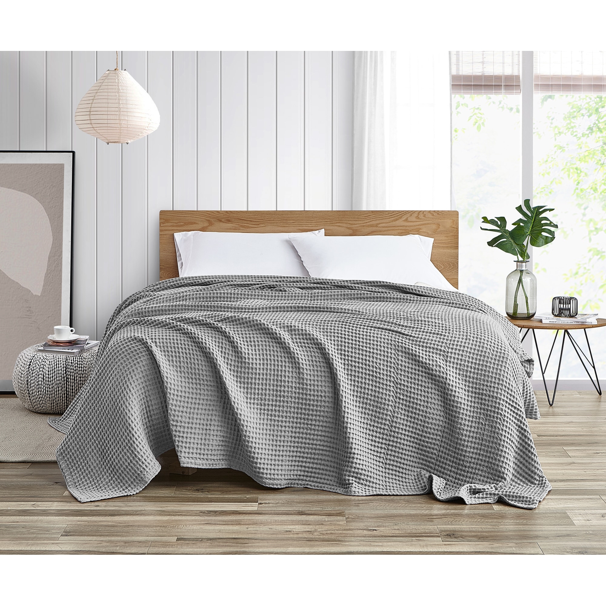 Single waffle blanket top