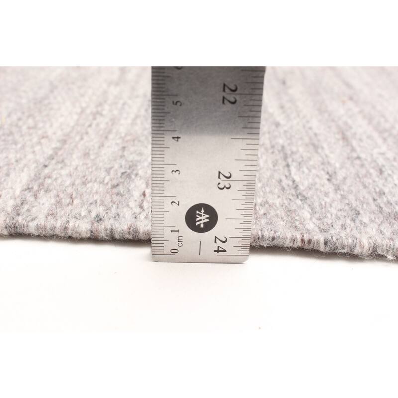 ECARPETGALLERY Flat-Weave Ankara FW Taupe Wool Kilim - 5'1 x 7'7