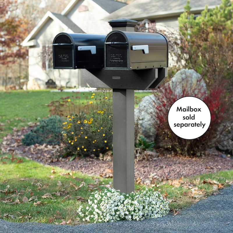HIGHWOOD Hazelton Double-Sided Mailbox Post