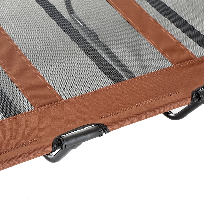 Pawhut Elevated Cooling Mesh Dog Bed Cot - 48" x 36.25" x 9"