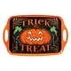 preview thumbnail 4 of 3, Certified International Scaredy Cat 3-Piece Melamine Hostess Serving Set