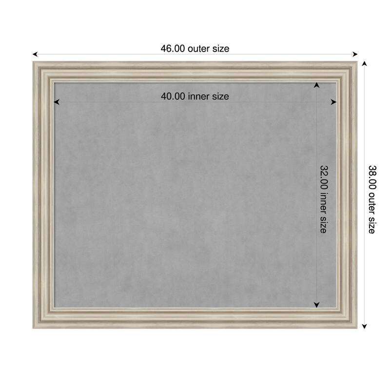 Amanti Art Sierra Black Brown Framed - 46 x 38 in - Sierra Silver