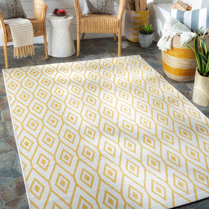 Artistic Weavers Barb Indoor/ Outdoor Diamond Trellis Area Rug