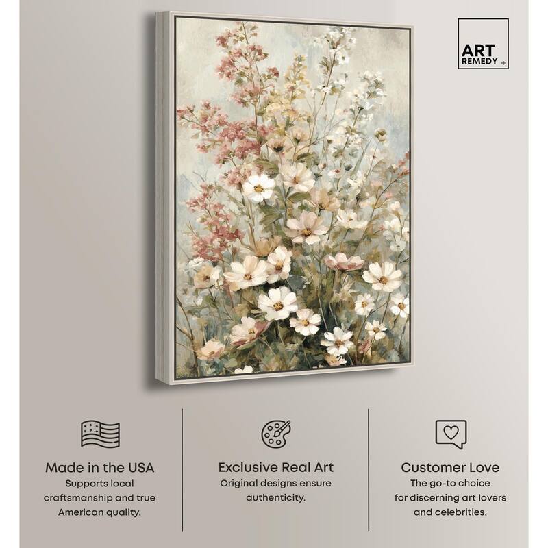 Heirloom Blossoms I Canvas by Art Remedy