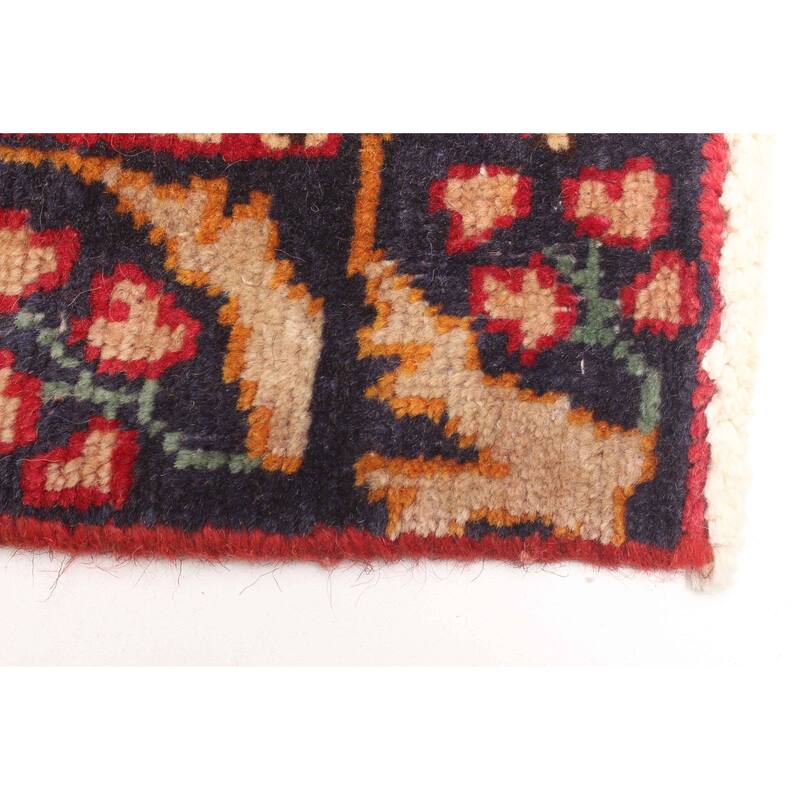 ECARPETGALLERY Hand-knotted Andelz Red Wool Rug - 4'6 x 6'7