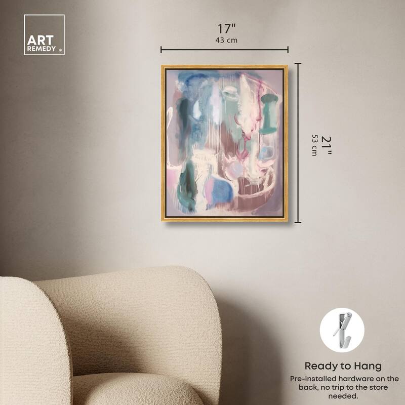 Silk and Satin I Canvas by Art Remedy