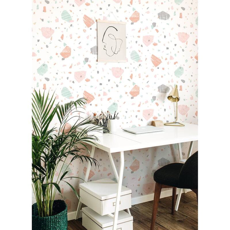 NuWallpaper Funfetti Veranda Peel & Stick Vinyl Wallpaper - 216in x 20.5in x 0.025in