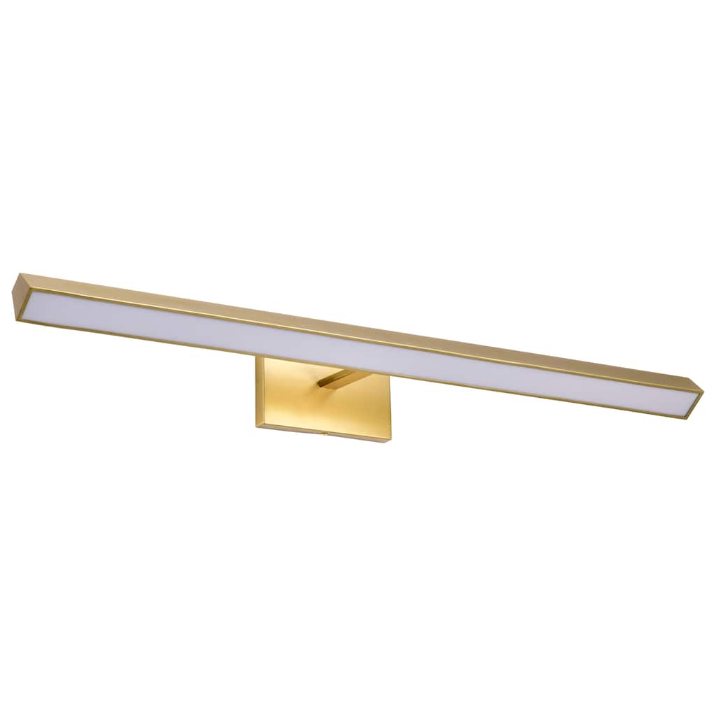 Mila 3 Foot LED Picture Light 3 CCT Selectable Vintage Brass Finish Acrylic Lens - Vintage Brass