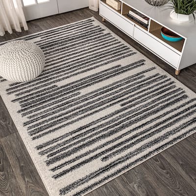 JONATHAN Y Aksil Modern Berber Stripe Area Rug