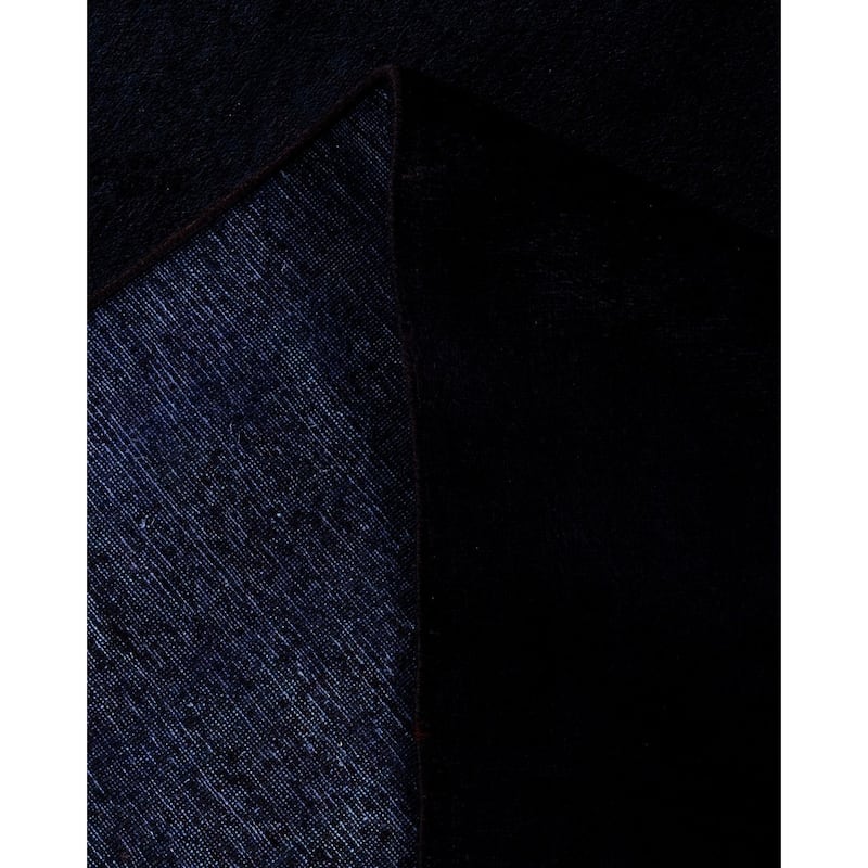 Overton Hand Knotted Wool Vintage Inspired Modern Contemporary Overdyed Purple Area Rug - 12' 3" x 15' 7"