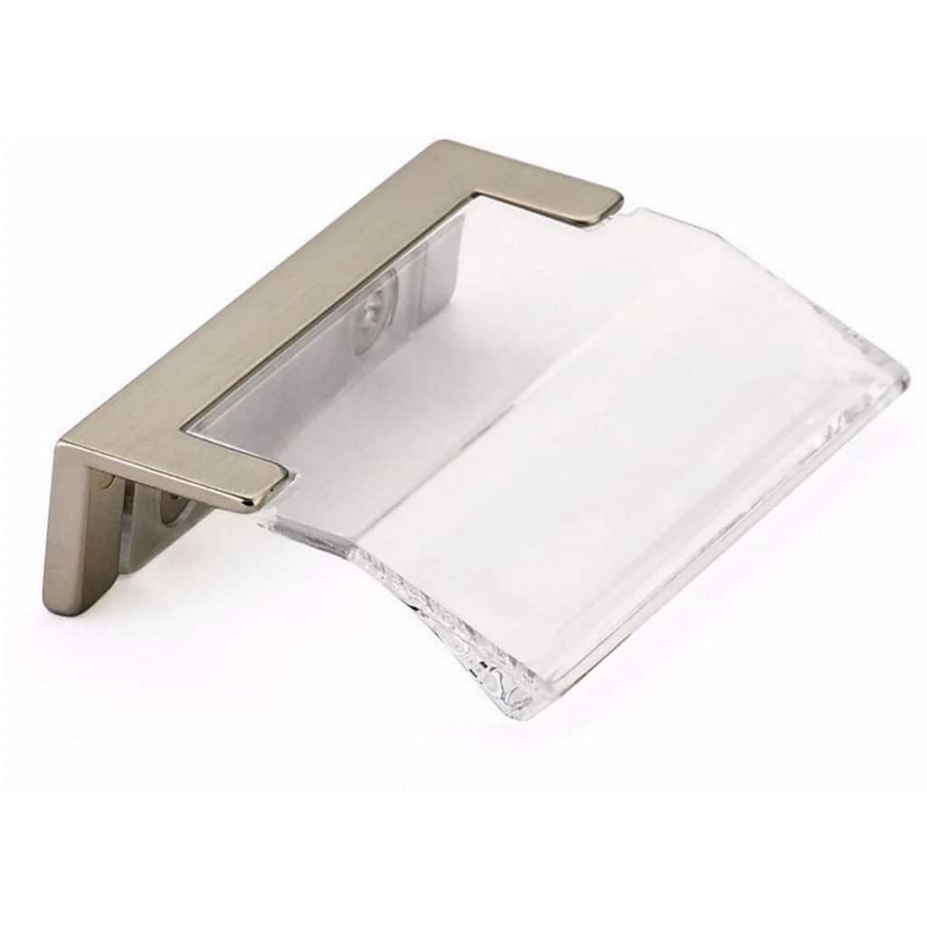 Schaub and Company 323-CL Positano 1-1/4" Center to Center Clear - Signature Satin Brass