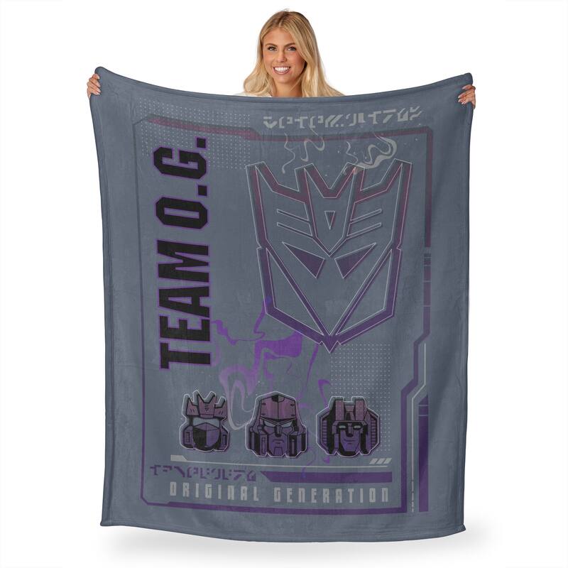Hasbro Transformers Silk Touch Throw Blanket