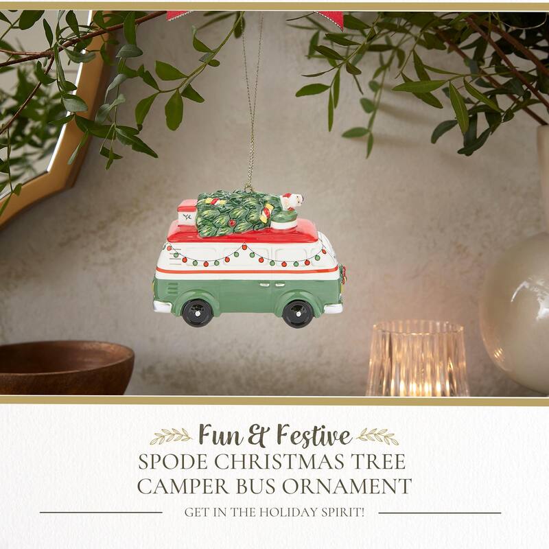 Spode Camper Bus Ornament