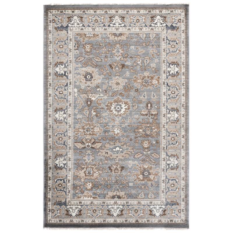 Lauren Ralph Lauren, Leopolda Transitional Rug - 4' x 6'5" - Grey/Ivory