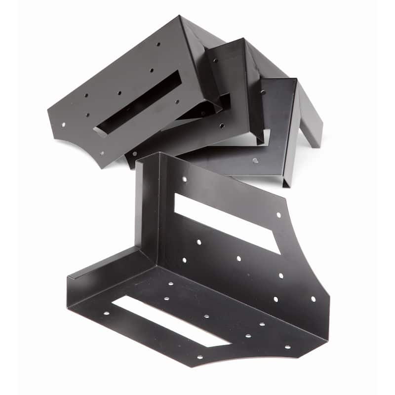 Steel Raised Garden Bed Corner Brackets, Set of 4