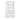 ClosetMaid 165100 Decorative Media Storage Tower Bookcase with Drawer, White - 57