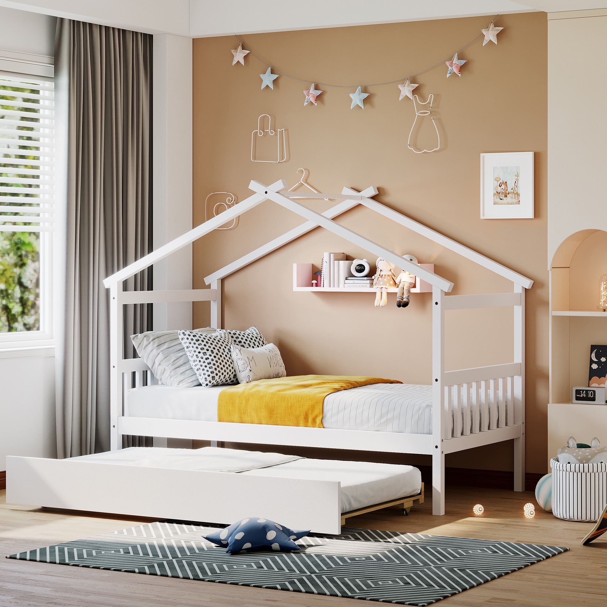 Girls shop white daybed
