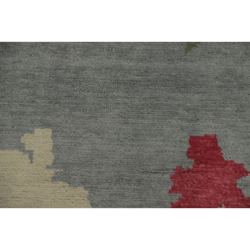 Vegetable Dye Wool Gabbeh Turkish Area Rug Handmade Wool Carpet - 13' 5'' X 8' 11''