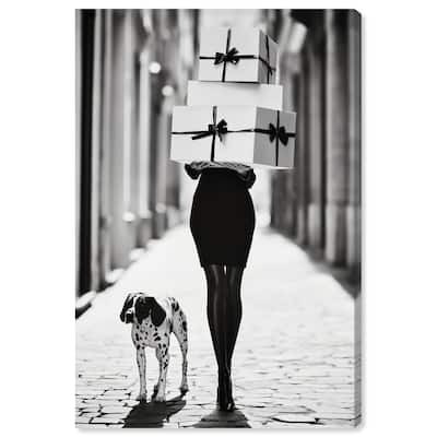 City Dalmatian II Canvas by Art Remedy, Gallery Wrapped