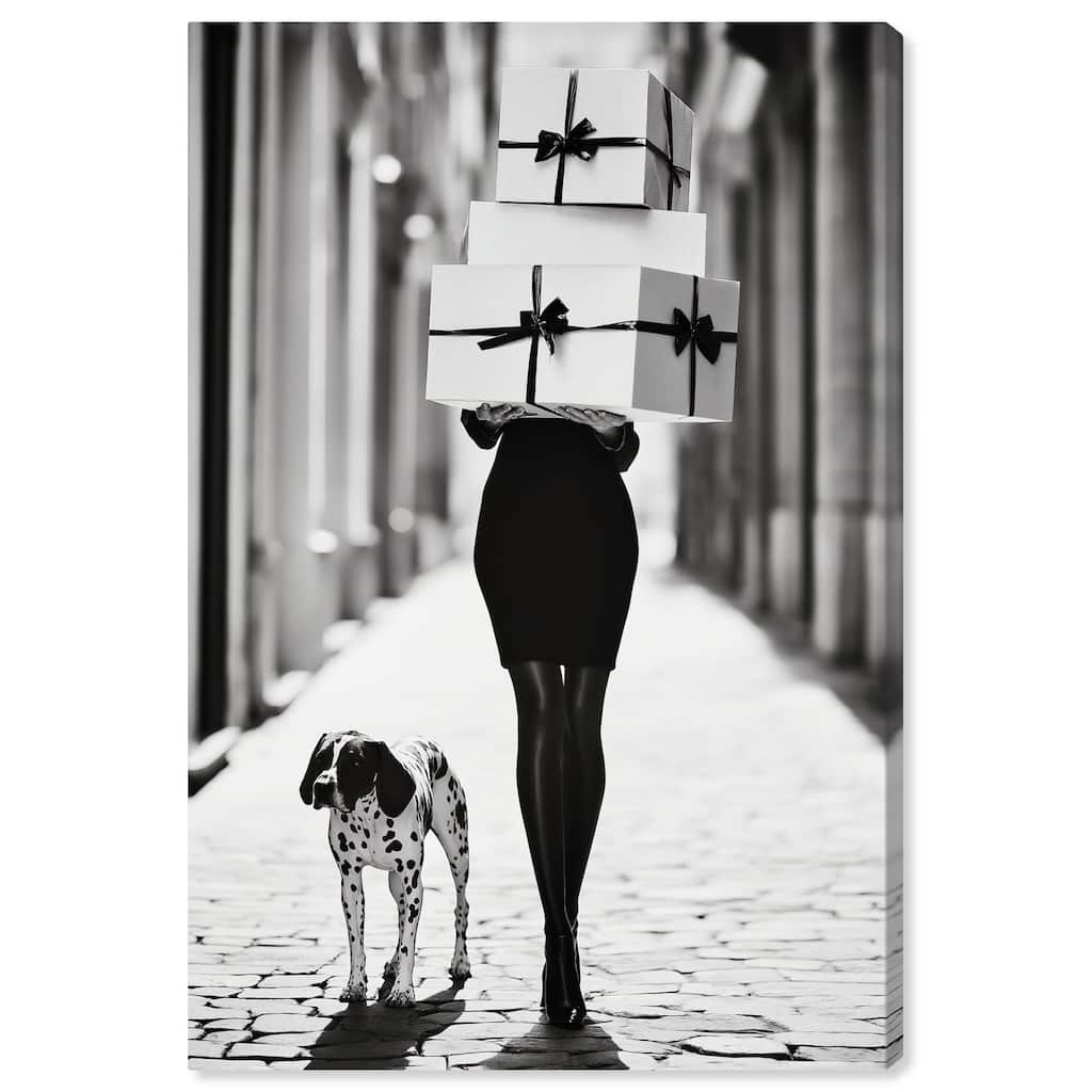 City Dalmatian II Canvas by Art Remedy, Gallery Wrapped