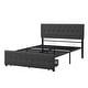 preview thumbnail 26 of 40, Storage Bed Metal Platform Bed with a Big Drawer.