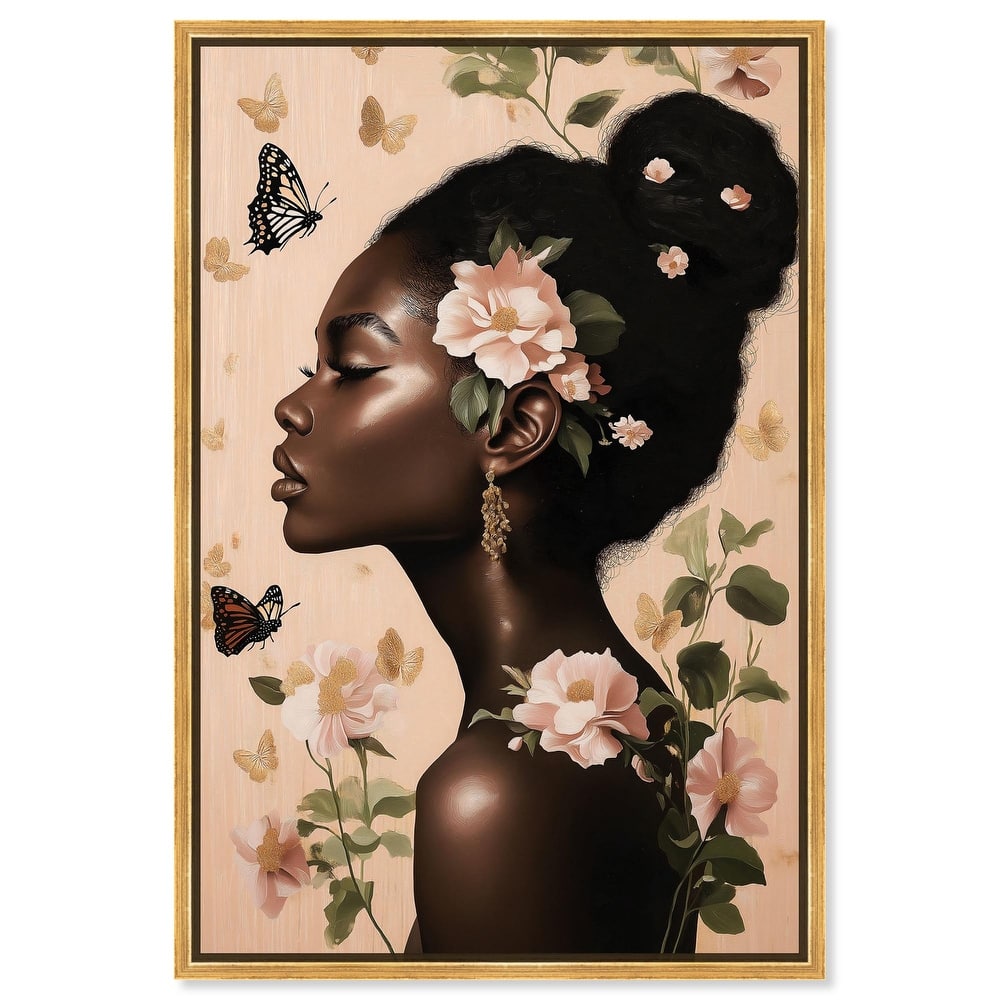 Apricot Whisper Canvas by Art Remedy