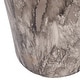 preview thumbnail 11 of 20, Tapered Iron Vase with Marbleized Finish - Modern Flower Vase