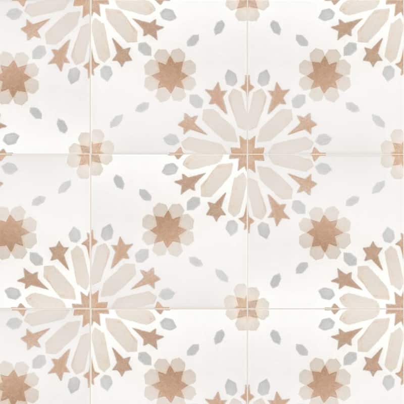 The Tile Life Dahlia 6x6 Matte Porcelain Floor & Wall Tile