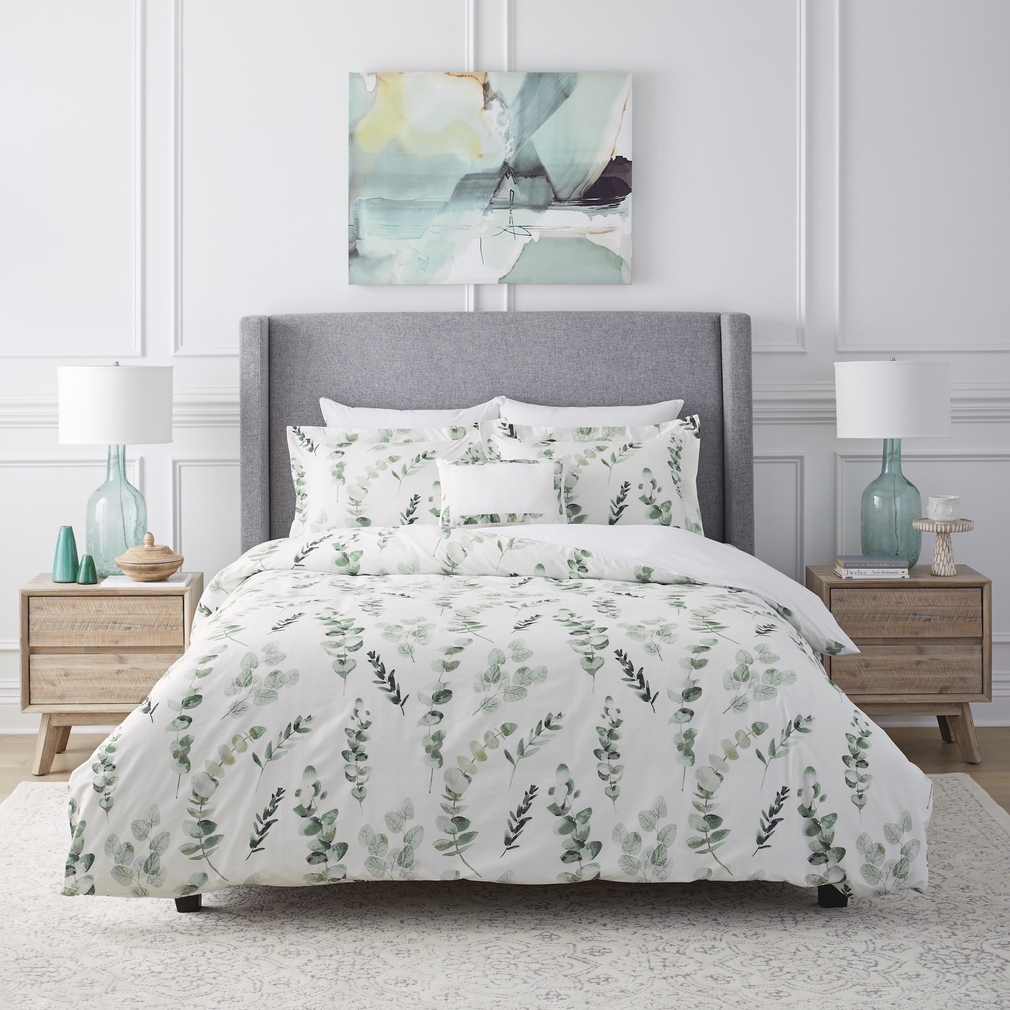 250TC Eucalyptus Oversized Comforter Set Ensemble