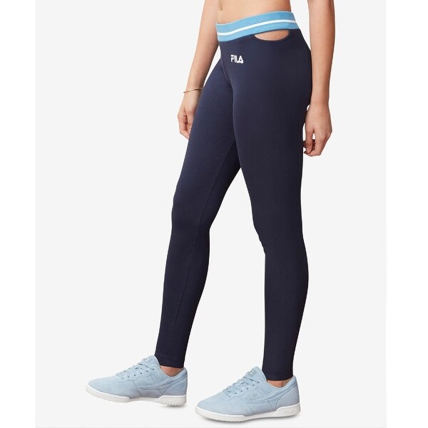 blue fila leggings