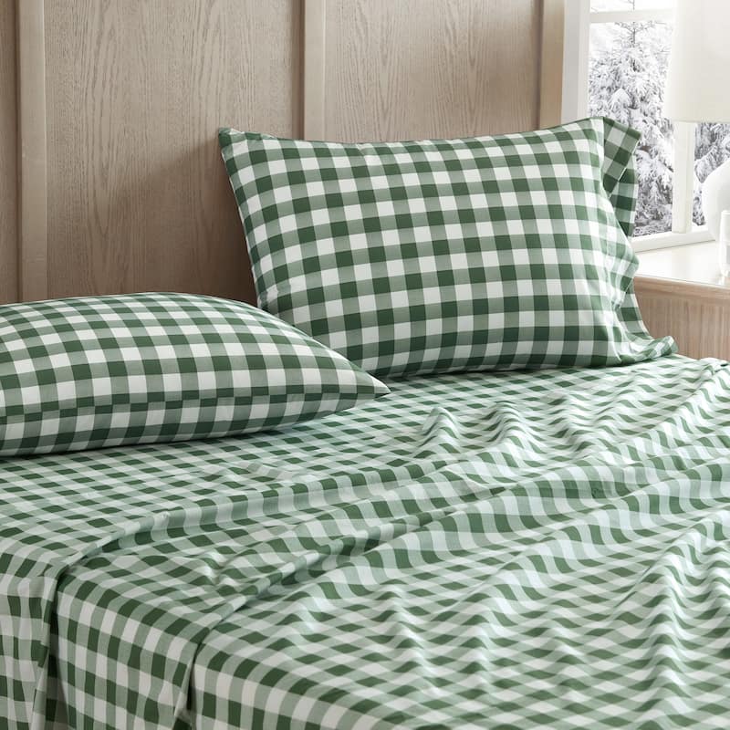 Martha Stewart Printed Cotton Percale Sheet Set