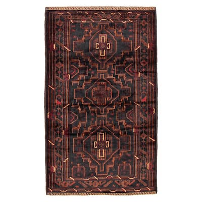 Teimani Black Rug 4'0" x 6'11" - 4'0 x 6'11