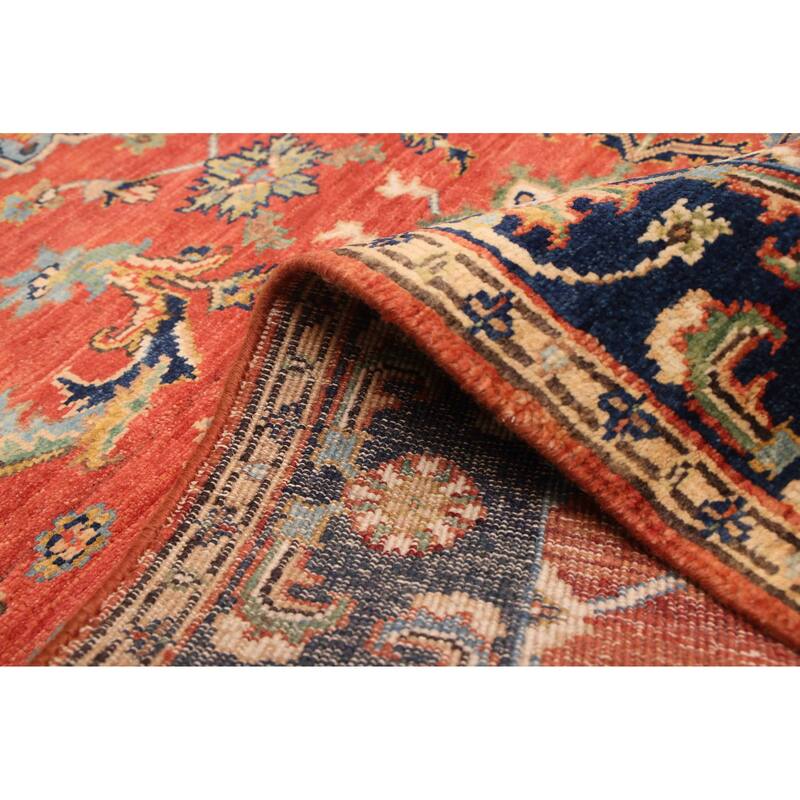 ECARPETGALLERY Hand-knotted Jules Sultane Dark Copper Wool Rug - 4'0 x 6'3