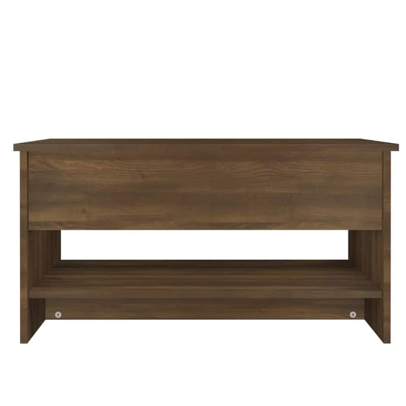 vidaXL Coffee Table Lift Top End Table Accent Side Sofa Table Engineered Wood - 31.5" x 19.7" x 16.7"