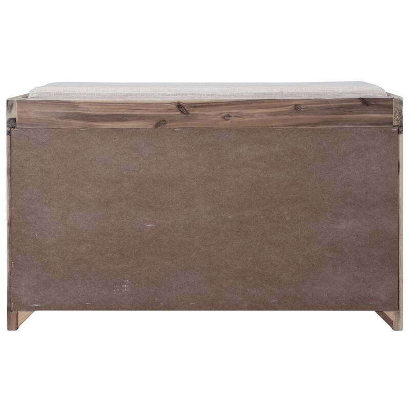 Storage Bench with Removable Basket and 2 Drawers