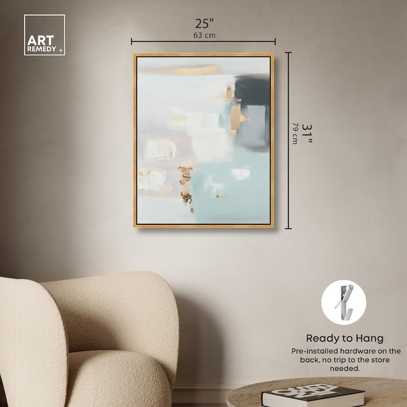 Misty Luxe I Canvas by Art Remedy
