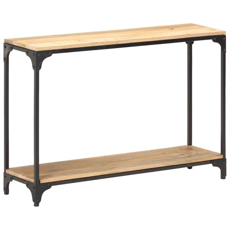vidaXL Console Table 43.3"x11.8"x29.5" Solid Mango Wood - 43.3" x 11.8" x 29.5"