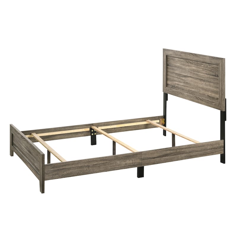 Linette Brown Panel Bed
