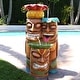 preview thumbnail 1 of 11, Alpine Corporation 35" Tall Outdoor 3-Tier Tiki Head Waterfall Fountain Yard Art Décor, Multicolor