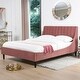 preview thumbnail 72 of 193, Aspen Upholstered Channel Tufted Platform Bed