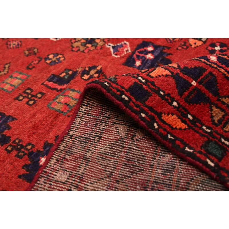 ECARPETGALLERY Hand-knotted Anadol Red Wool Rug - 4'3 x 6'11