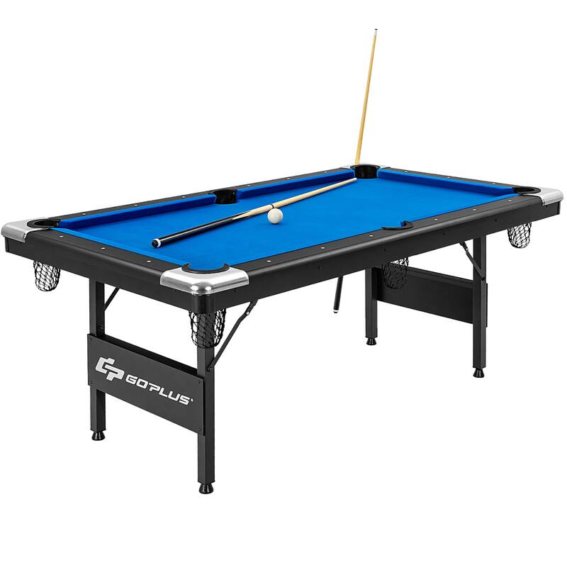 Goplus 6 FT Billiard Table 76 Inch Foldable Pool Table Perfect for - See Details